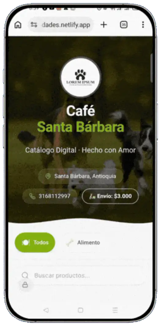 Shoply: demo animada de tu tienda digital
